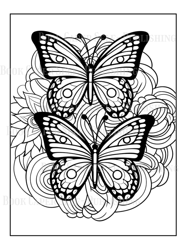 Mandala Butterflies Coloring Book: Anti-Stress, Anxiety, and Relaxation For Adults and Teens