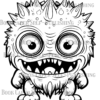 Monster Realm Coloring Book: From Kids to Adults, Fun Coloring for All