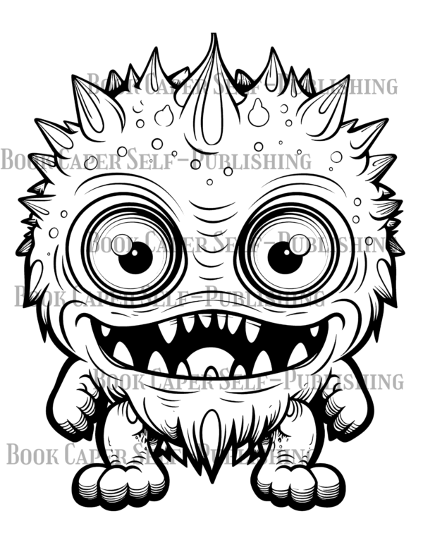 Monster Realm Coloring Book: From Kids to Adults, Fun Coloring for All
