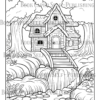 Cottagecore Coloring Book: For Adults and Teens