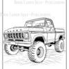Classic Cars and Trucks Coloring Book: Anti-Stress, Anxiety, and Relaxation For Adults, Teens, and Kids