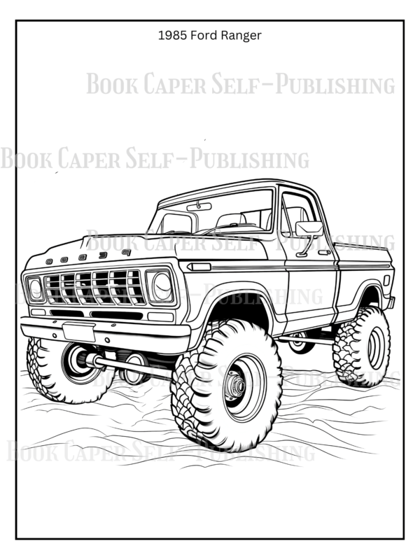 Classic Cars and Trucks Coloring Book: Anti-Stress, Anxiety, and Relaxation For Adults, Teens, and Kids
