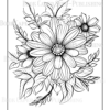 Wildflower Dreams Coloring Book: For Seniors, Women, Men, Girls and Boys