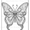 Mandala Butterflies Coloring Book: Anti-Stress, Anxiety, and Relaxation For Adults and Teens