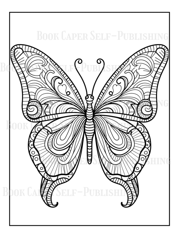 Mandala Butterflies Coloring Book: Anti-Stress, Anxiety, and Relaxation For Adults and Teens