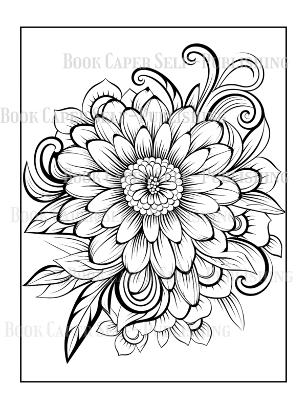 Wildflower Dreams Coloring Book: For Seniors, Women, Men, Girls and Boys