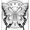 Mandala Butterflies Coloring Book: Anti-Stress, Anxiety, and Relaxation For Adults and Teens