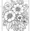 Wildflower Dreams Coloring Book: For Seniors, Women, Men, Girls and Boys
