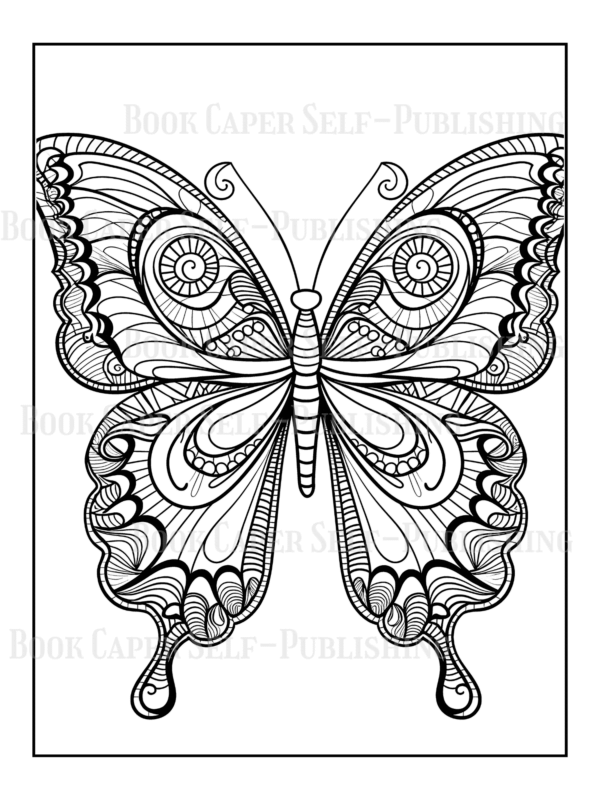 Mandala Butterflies Coloring Book: Anti-Stress, Anxiety, and Relaxation For Adults and Teens