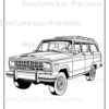 Classic Cars and Trucks Coloring Book: Anti-Stress, Anxiety, and Relaxation For Adults, Teens, and Kids