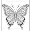 Mandala Butterflies Coloring Book: Anti-Stress, Anxiety, and Relaxation For Adults and Teens