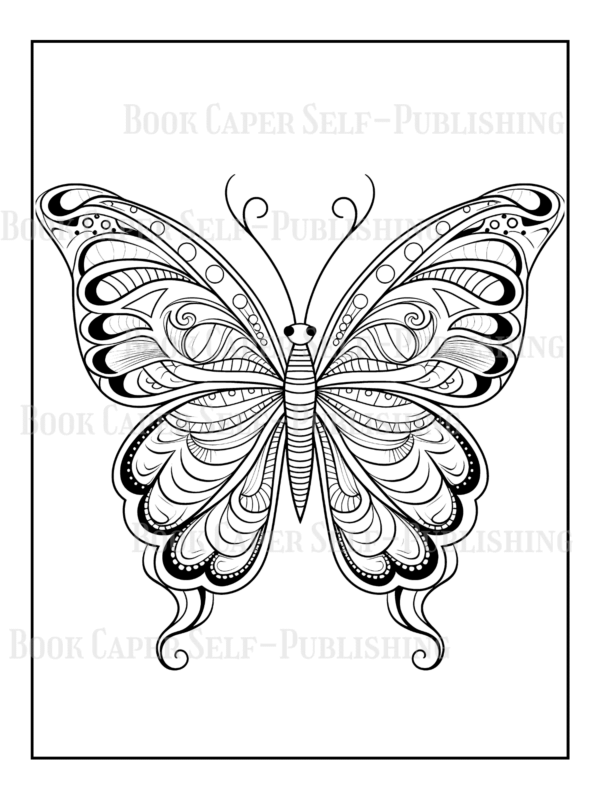 Mandala Butterflies Coloring Book: Anti-Stress, Anxiety, and Relaxation For Adults and Teens