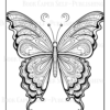 Mandala Butterflies Coloring Book: Anti-Stress, Anxiety, and Relaxation For Adults and Teens