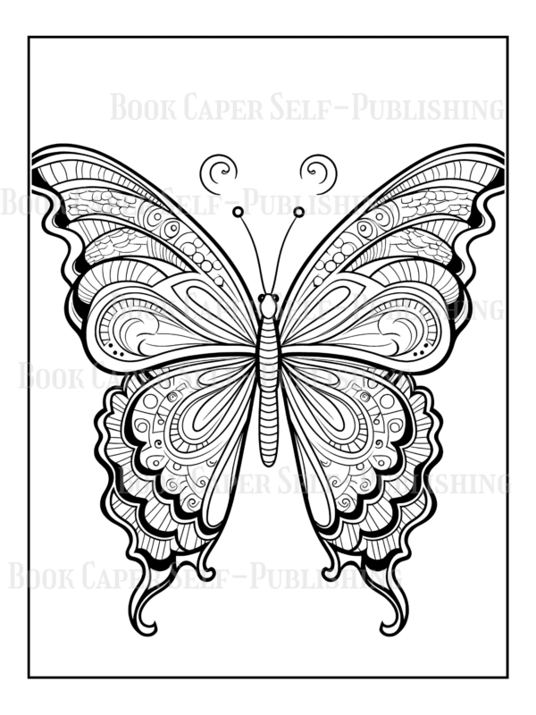 Mandala Butterflies Coloring Book: Anti-Stress, Anxiety, and Relaxation For Adults and Teens