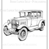 Classic Cars and Trucks Coloring Book: Anti-Stress, Anxiety, and Relaxation For Adults, Teens, and Kids