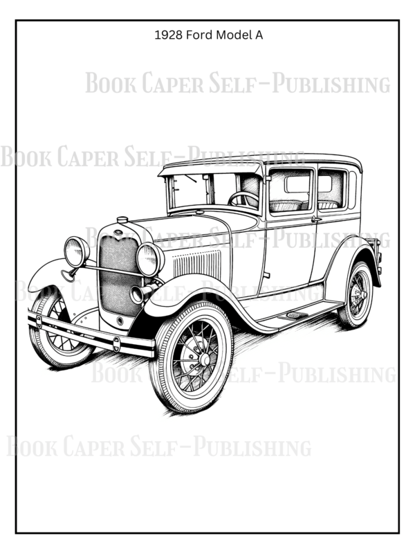 Classic Cars and Trucks Coloring Book: Anti-Stress, Anxiety, and Relaxation For Adults, Teens, and Kids
