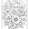 Wildflower Dreams Coloring Book: For Seniors, Women, Men, Girls and Boys