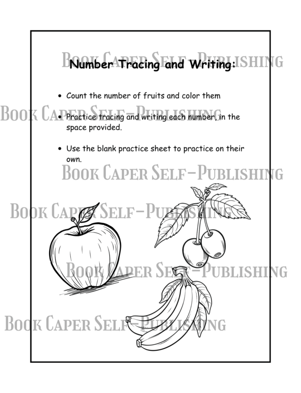 Alphabet and Number Tracing Activity Workbook for Kids, Tracing, Matching, Writing and Coloring