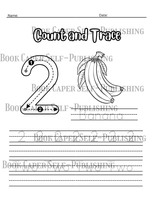 Alphabet and Number Tracing Activity Workbook for Kids, Tracing, Matching, Writing and Coloring