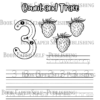 Alphabet and Number Tracing Activity Workbook for Kids, Tracing, Matching, Writing and Coloring