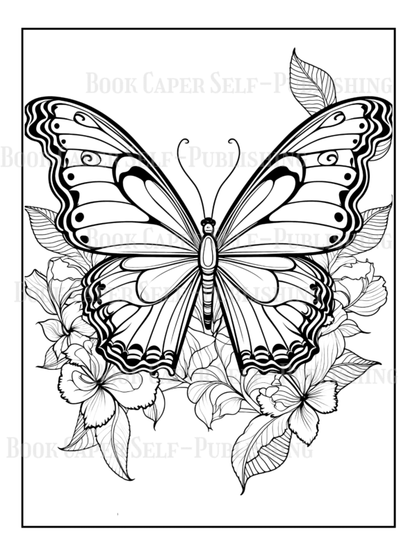 Mandala Butterflies Coloring Book: Anti-Stress, Anxiety, and Relaxation For Adults and Teens