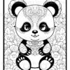 Mandala Panda Coloring Book: Relaxation and Stress Relief for Adults and Teens