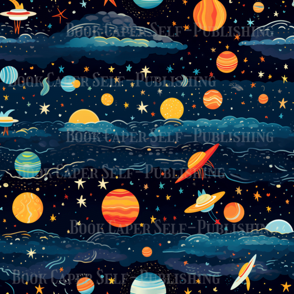 Cosmic Scrapbook Paper Bundle