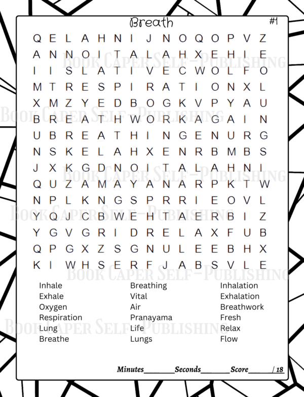 Mindful Tranquility: 100 Soothing and Serene Word Search Puzzles