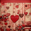 Valentine's Day Delights: Whispers of Romance Scrapbooking Patterns