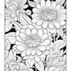Wildflower Dreams Coloring Book: For Seniors, Women, Men, Girls and Boys