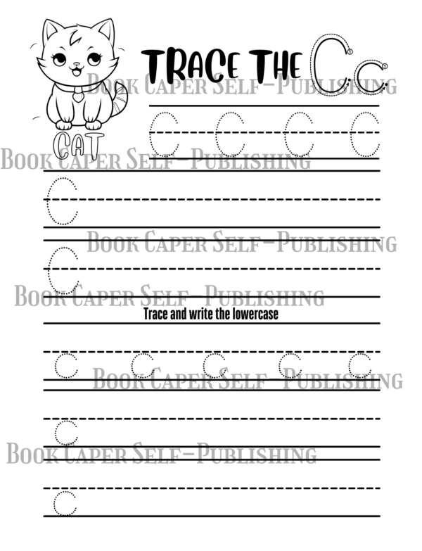 Alphabet and Number Tracing Activity Workbook for Kids, Tracing, Matching, Writing and Coloring