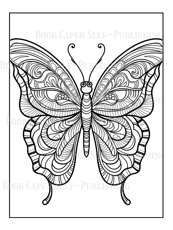 Mandala Butterflies Coloring Book: Anti-Stress, Anxiety, and Relaxation For Adults and Teens