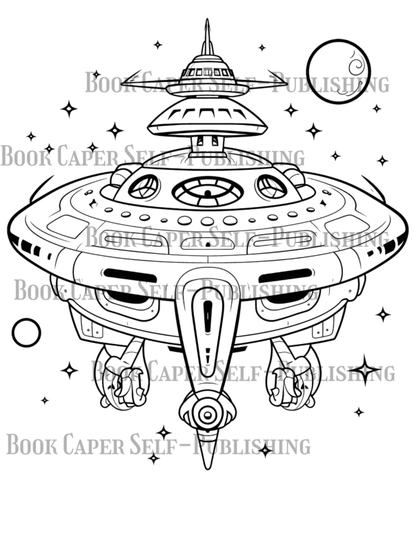 Alien Realm II Coloring Book: From Kids to Adults, Fun and Relaxing Coloring For All Ages