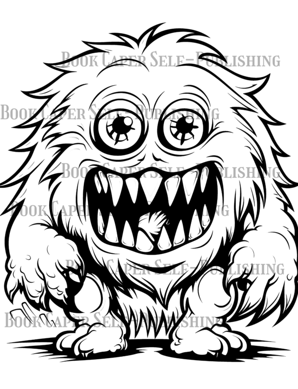 Monster Realm Coloring Book: From Kids to Adults, Fun Coloring for All