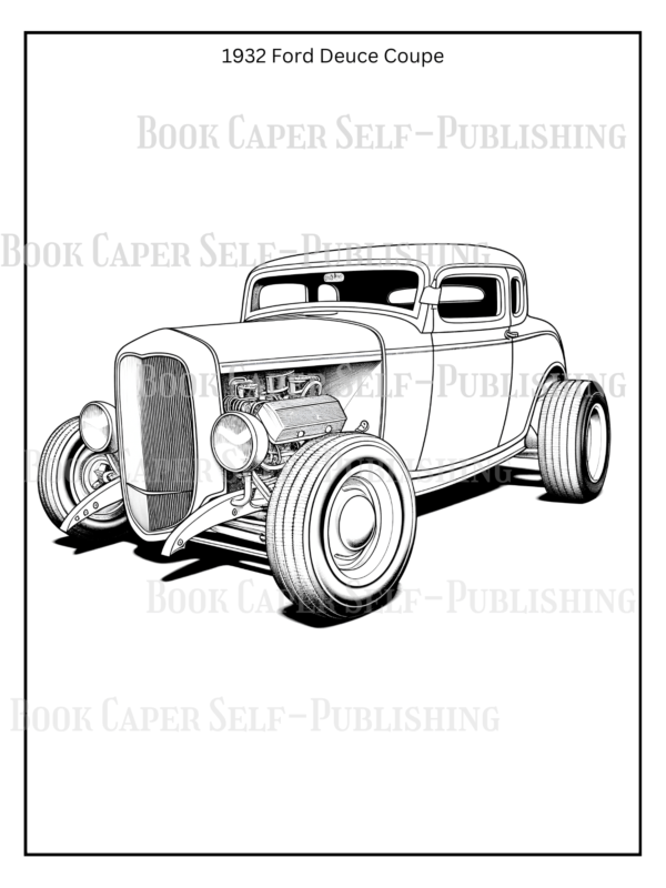 Classic Cars and Trucks Coloring Book: Anti-Stress, Anxiety, and Relaxation For Adults, Teens, and Kids
