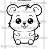 Toddler Coloring Book Ages 1-3 Large, Easy-to-Color Cute Animal Pictures with Bold Outlines