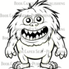 Monster Realm Coloring Book: From Kids to Adults, Fun Coloring for All