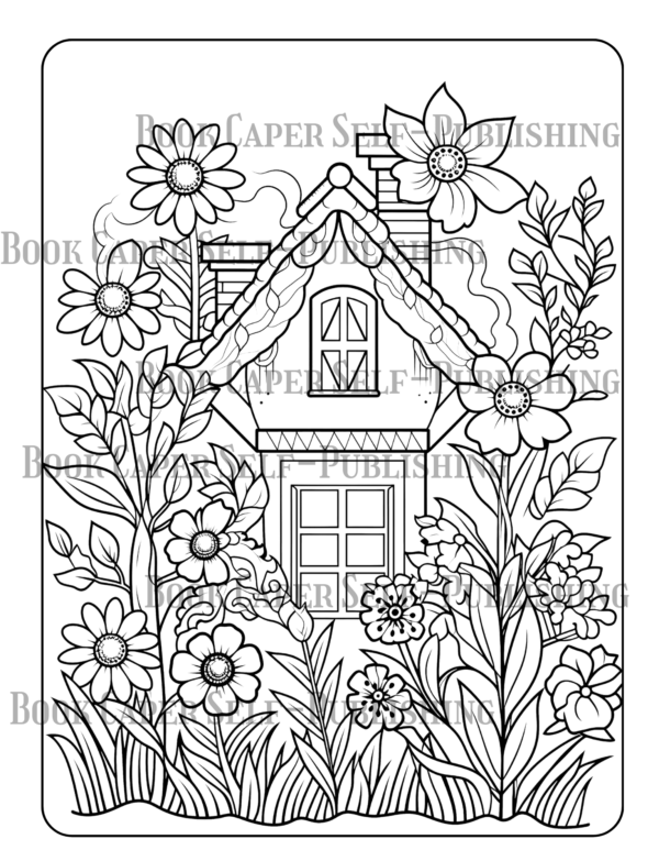 Cottagecore Coloring Book: For Adults and Teens