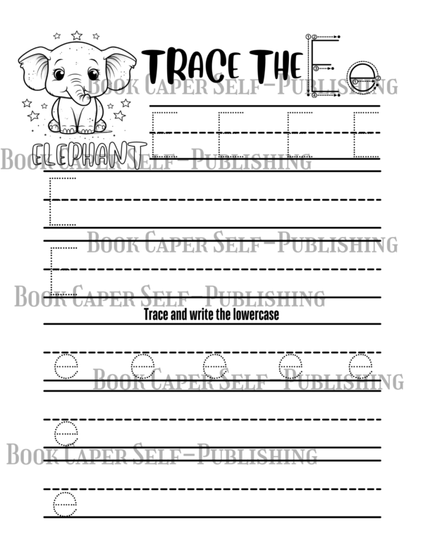 Alphabet and Number Tracing Activity Workbook for Kids, Tracing, Matching, Writing and Coloring