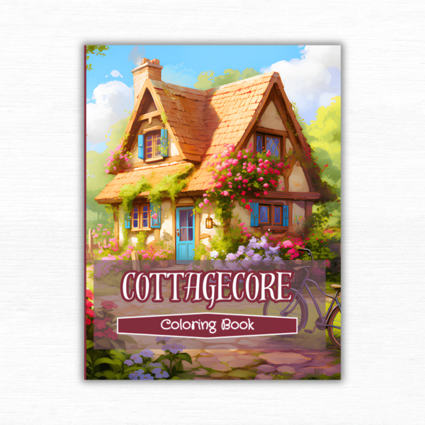 Cottagecore Coloring Book: For Adults and Teens