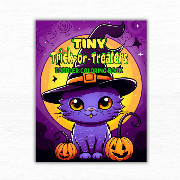 Tiny Trick-or-Treaters: Toddler Halloween Coloring Book For Kids