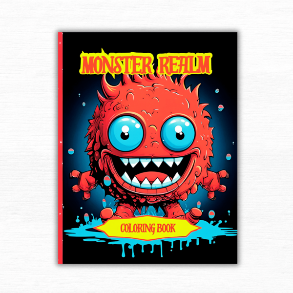 Monster Realm Coloring Book III: From Kids to Adults, Fun & Creative Coloring for All Ages