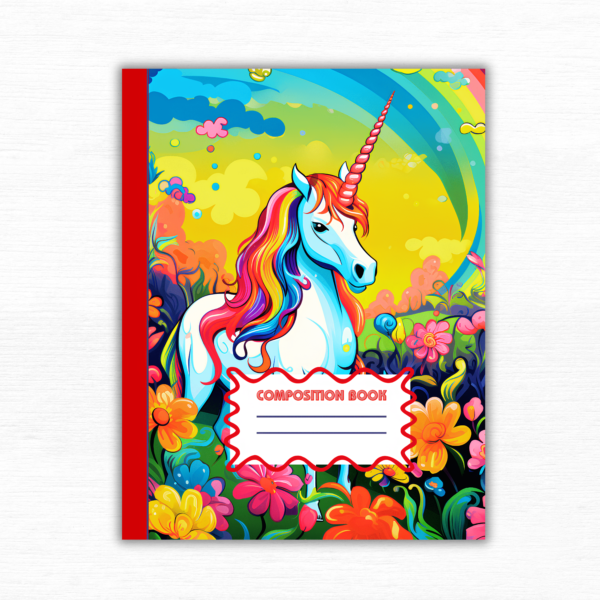 Unicorn Primary Composition Notebook: Comprehensive Writing and Drawing Journal for Grades K-2