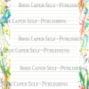 8 Styles of Stationary Printable Water Colored Paper Templates