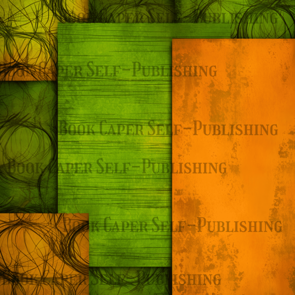 Halloween Hues: Vibrant and Playful Scrapbooking Paper for All Hallows' Eve