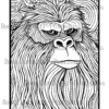 Cryptid Creatures Coloring Book, 50 Intricate Designs of Mysterious Creatures, Relax and Connect with Nature's Most Mysterious Creatures
