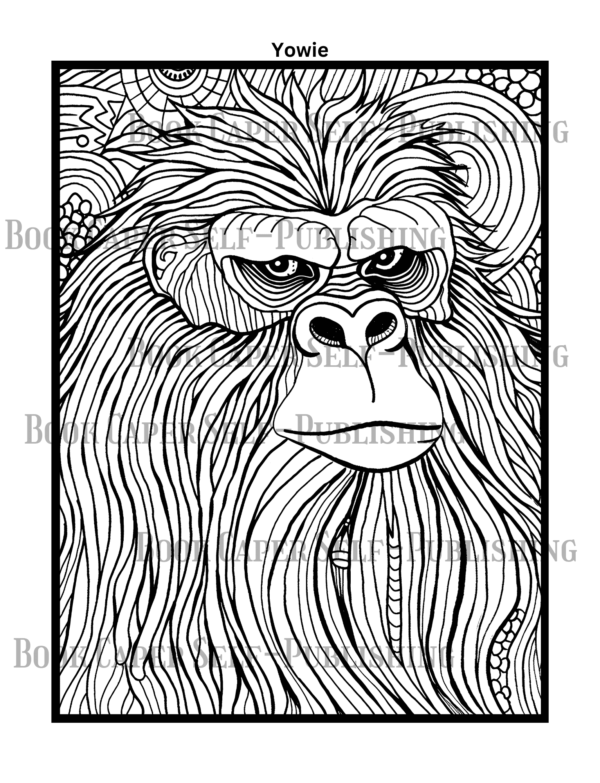 Cryptid Creatures Coloring Book, 50 Intricate Designs of Mysterious Creatures, Relax and Connect with Nature's Most Mysterious Creatures