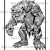 Cryptid Creatures Coloring Book, 50 Intricate Designs of Mysterious Creatures, Relax and Connect with Nature's Most Mysterious Creatures
