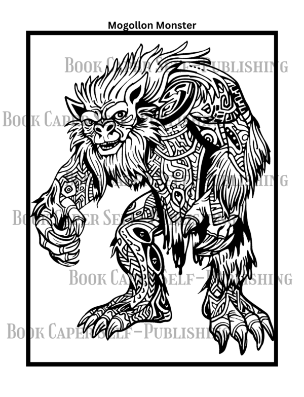 Cryptid Creatures Coloring Book, 50 Intricate Designs of Mysterious Creatures, Relax and Connect with Nature's Most Mysterious Creatures