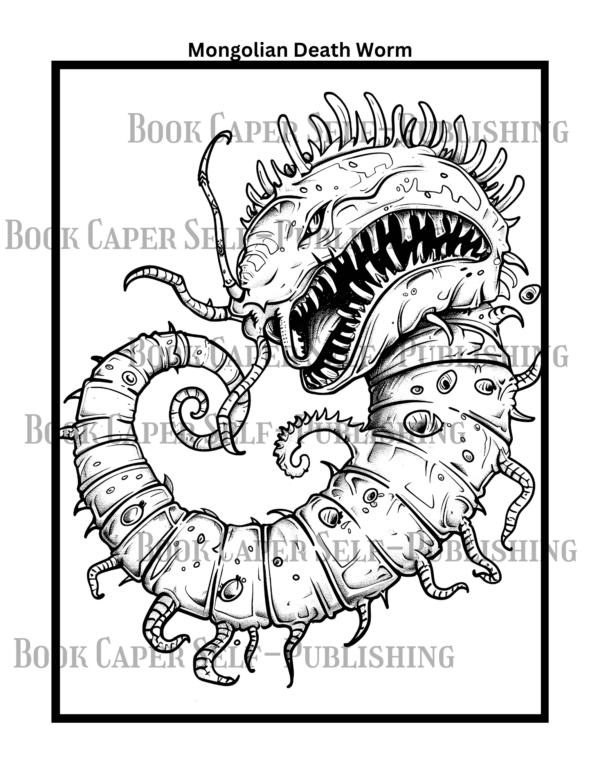 Cryptid Creatures Coloring Book, 50 Intricate Designs of Mysterious Creatures, Relax and Connect with Nature's Most Mysterious Creatures